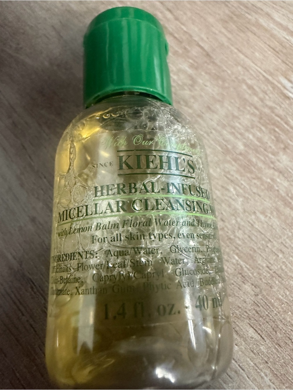 Kiehl's Micellar Cleansing Water -Travel Size Set of 2 - 1.4 fl oz each - Picture 2 of 3
